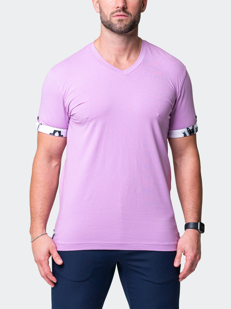 V-Neck VivaldiSolidPeace Purple