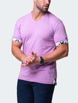 V-Neck VivaldiSolidPeace Purple View-9