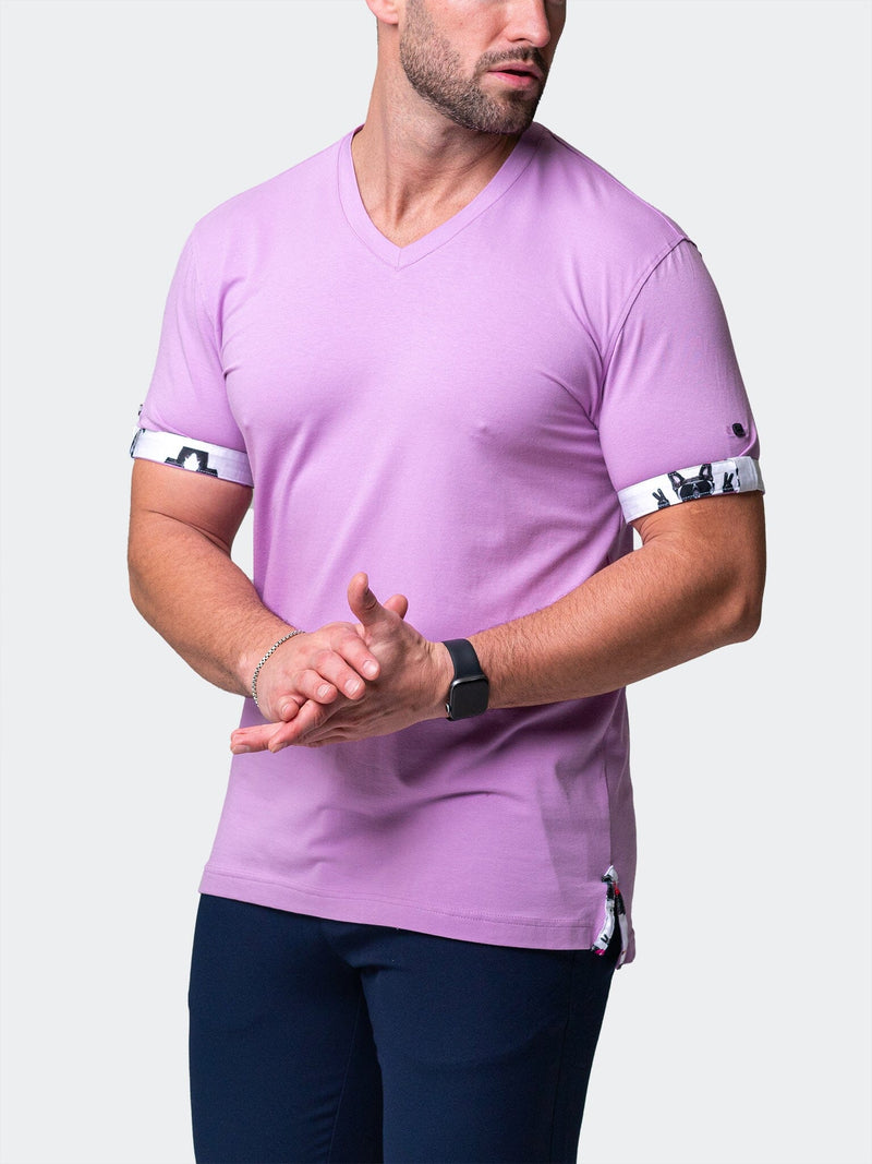 V-Neck VivaldiSolidPeace Purple