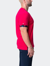 V-Neck VivaldiSolidSkullFuschia Pink View-6