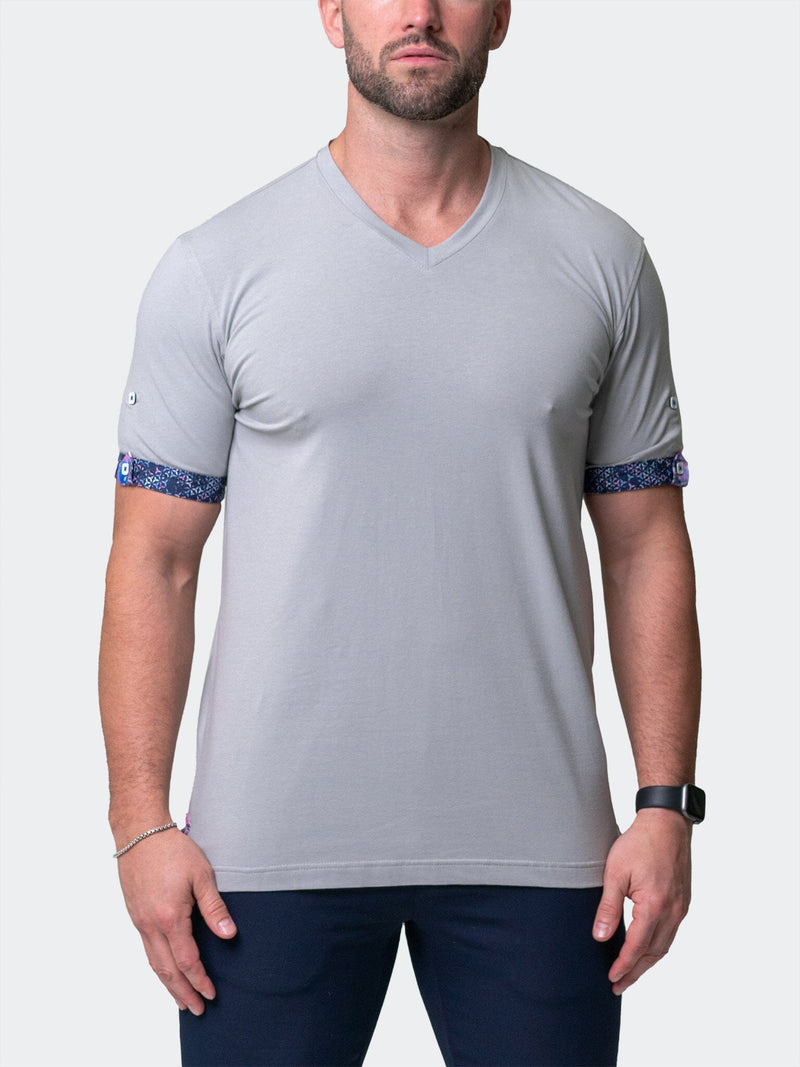 V-Neck VivaldiSolidSkull Grey