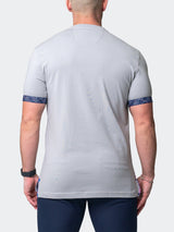 V-Neck VivaldiSolidSkull Grey View-3