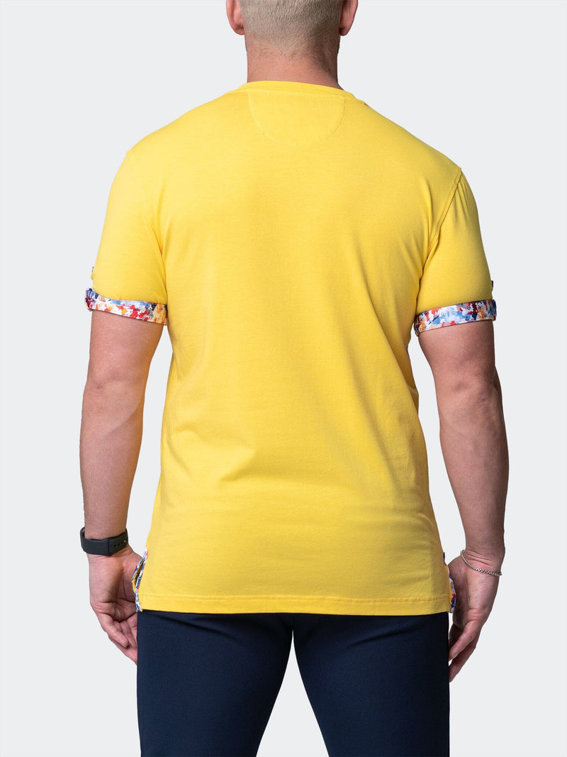 V-Neck VivaldiSolidSplash Yellow