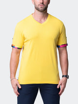 V-Neck VivaldiSolidSplash Yellow View-9