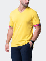 V-Neck VivaldiSolidSplash Yellow View-10