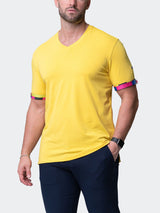 V-Neck VivaldiSolidSplash Yellow View-11