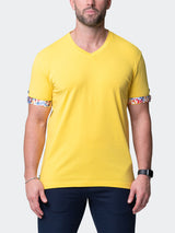 V-Neck VivaldiSolidSplash Yellow View-2