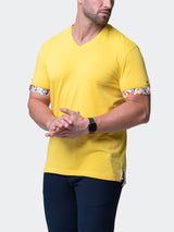 V-Neck VivaldiSolidSplash Yellow View-4