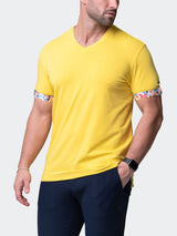 V-Neck VivaldiSolidSplash Yellow View-6