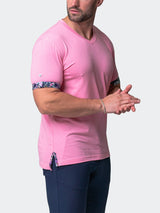 V-Neck VivaldiSolidTrip Pink View-8