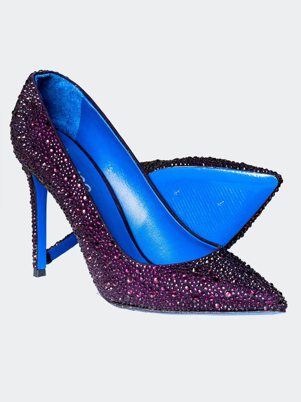 Women's ShoeHeel DiamondPurple