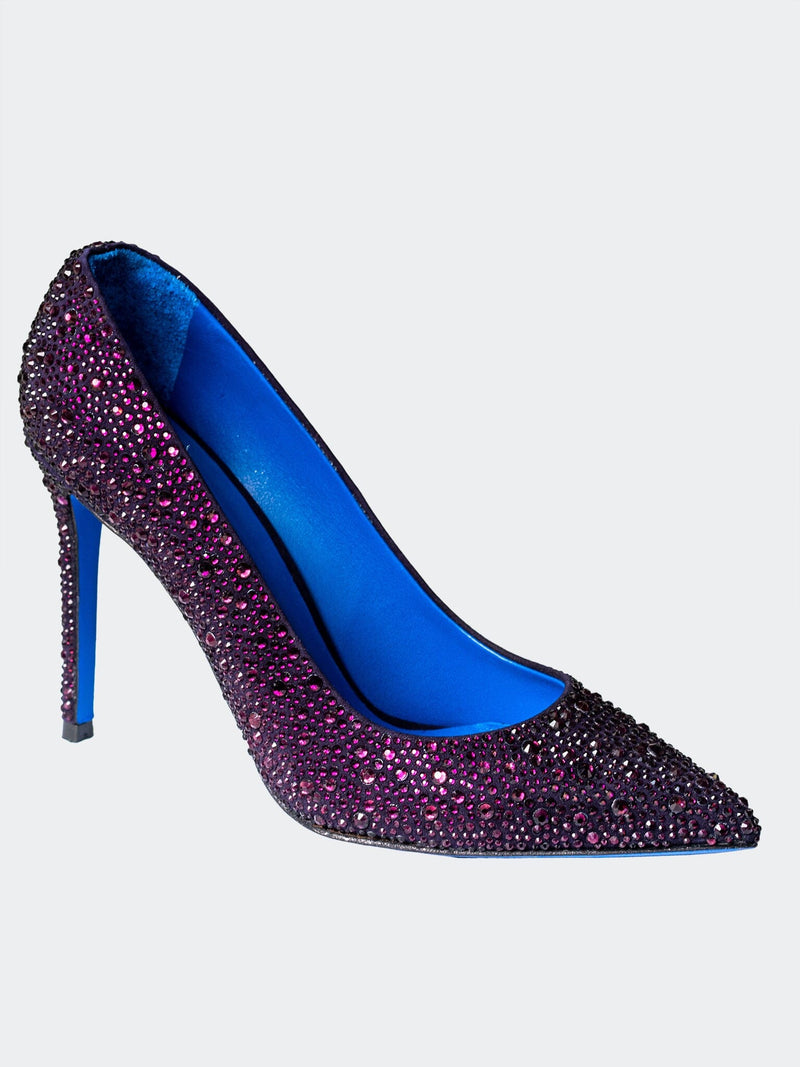 Women's ShoeHeel DiamondPurple