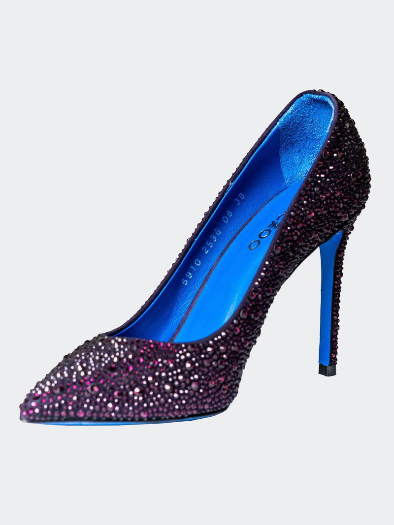 Women's ShoeHeel DiamondPurple