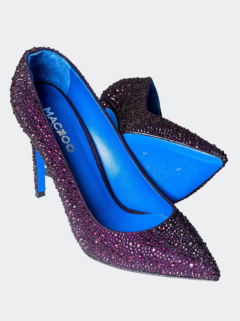 Women's ShoeHeel DiamondPurple